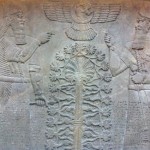 Babylonian King Attending the Sacred Tree of Life