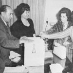 Women vote in 1963 elections